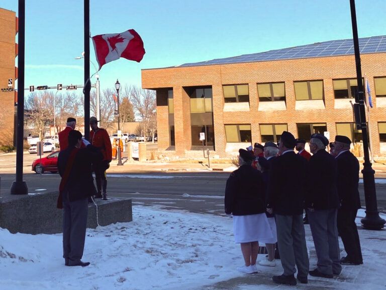 Legion, RCMP Veterans Association celebrates National Flag Day