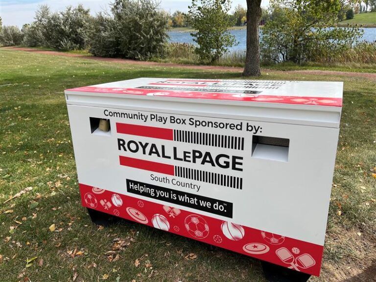 City unveils two sports equipment Community Play Boxes