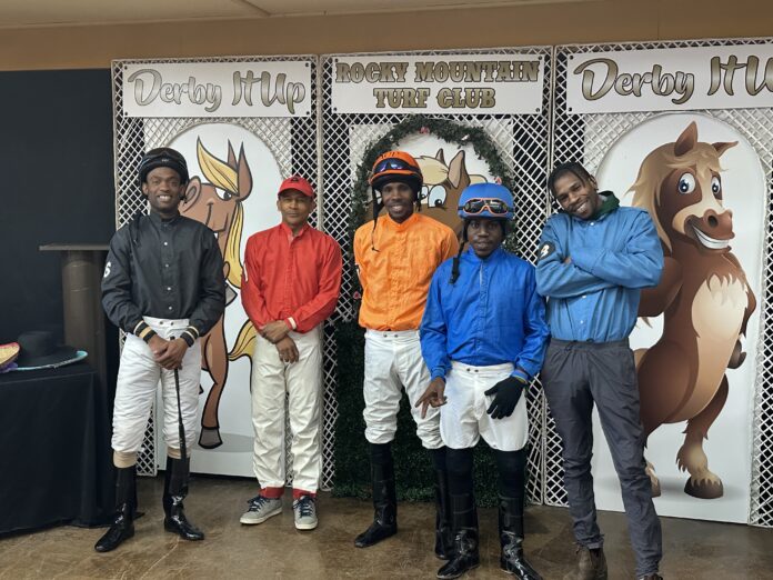 Rocky Mountain Turf Club Jockeys (Photo mylethbridgenow.com staff)