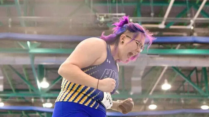 Jinaye Shomachuk of the University of Lethbridge Pronghorns. (Photo supplied by Pronghorn Athletics)