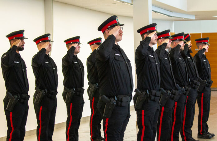 Grande Prairie Police Service recruit class graduation (Photo provided by the Grande Prairie Police Service)