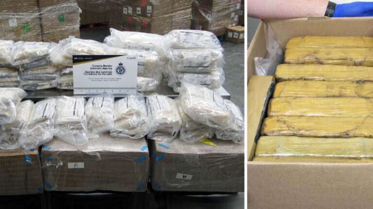 CBSA officers seize illegal narcotics at Coutts port of entry in two separate incidents 