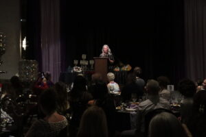 Lottie M. Austin Lifetime Achievement Award recipient Dr. Bev Muendel-Atherstone (Photo from mylethbvridgenow.com staff)