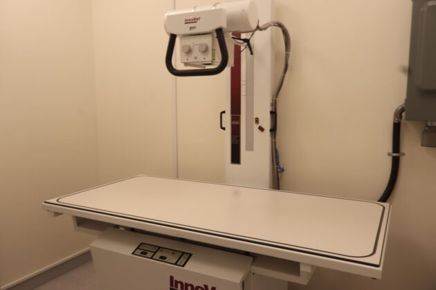 Lethbridge Pet Hospital x-ray room (Photo mylethbridgenow.com staff)