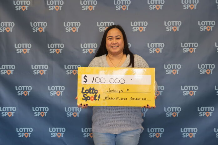 Jovelyn Fernandez won $100K on a Golden Egg Scratch and Win ticket (Photo provided)