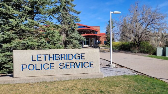 File photo of the Lethbridge Police Service station, seen on May 7, 2025. (Photo: J. Goulet, My Lethbridge Now)