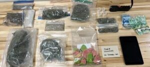 Items seized by Lethbridge Police. (Photo: Lethbridge Police Service)