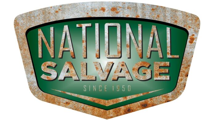 The National Salvage logo. (Photo supplied by Cody Dahl, National Salvage)