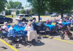 Residents enjoy an afternoon of fun, food and live music.<br />(Photo by Stan Ashbee)