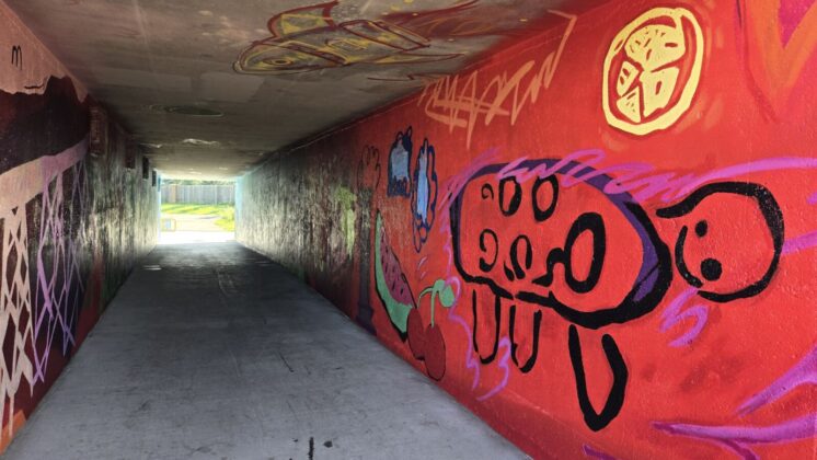 The tunnel features nods to marine life. (Photo: J. Goulet, My Lethbridge Now)