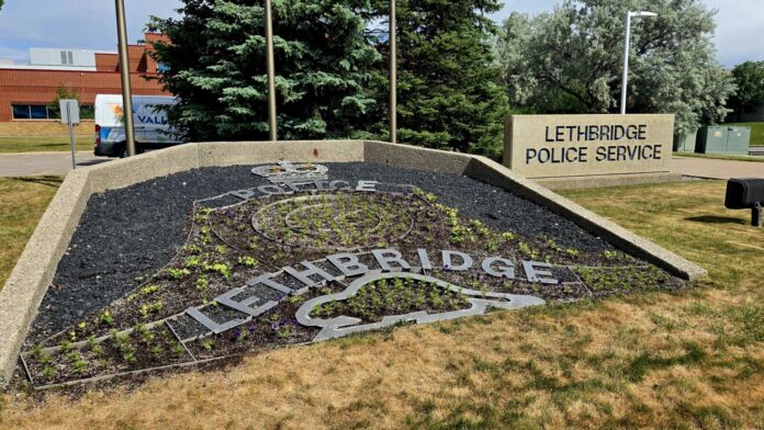 File image taken outside the Lethbridge Police Service station on June 3, 2025. (Photo: J. Goulet, My Lethbridge Now)