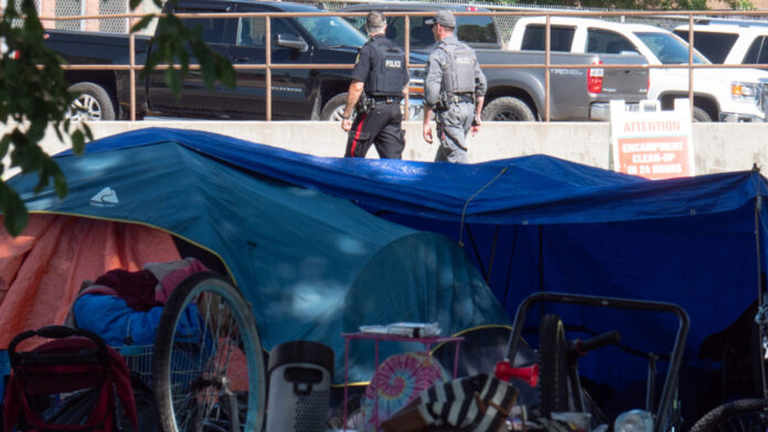 File photo of an encampment in Lethbridge. (Photo: My Lethbridge Now staff)