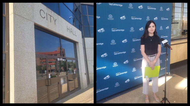 Senior Planner and Project Manager Genesis Molesky spoke about the Land Use Bylaw at Lethbridge City Hall on Tuesday, June 10, 2025. (Photos: S. Ashbee, My Lethbridge Now)