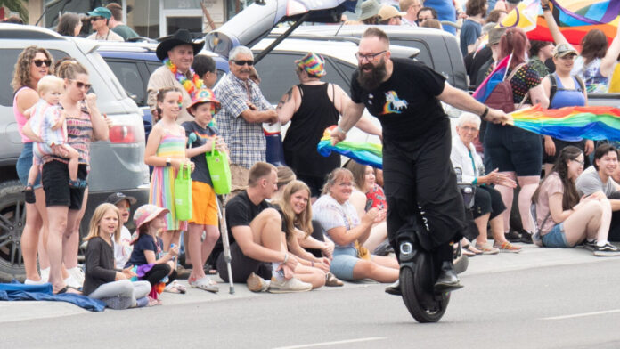 File photo from the Lethbridge Pride Parade in 2023. (Photo: Tyler Hay, Vista Radio)